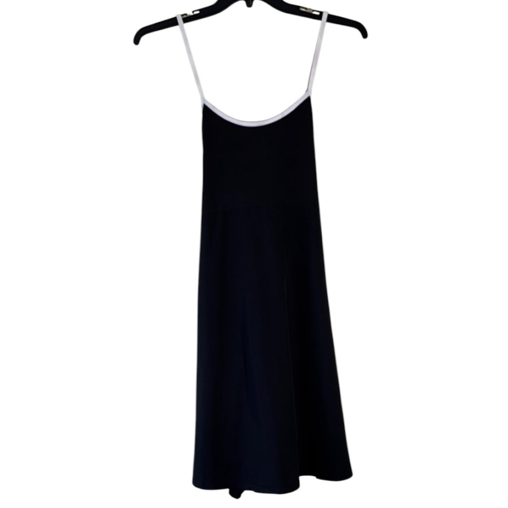 Nautica‎ Dress Black & White Sleeveless Tank Built-In-Shorts in Size L  NWT